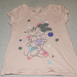 Disney Kids Light Pink Minnie Mouse Tee